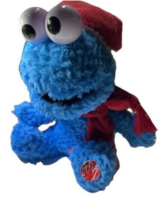 COOKIE MONSTER Sesame Street Dancing Christmas Music WORKS - Picture 4 of 7